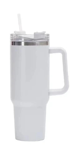 Nuova tazza di ghiaccio con manico da 40 once, tazza per auto 304, grande tazza per conservazione del calore e del freddo millilitro, tazza per acqua per birra e cola per auto