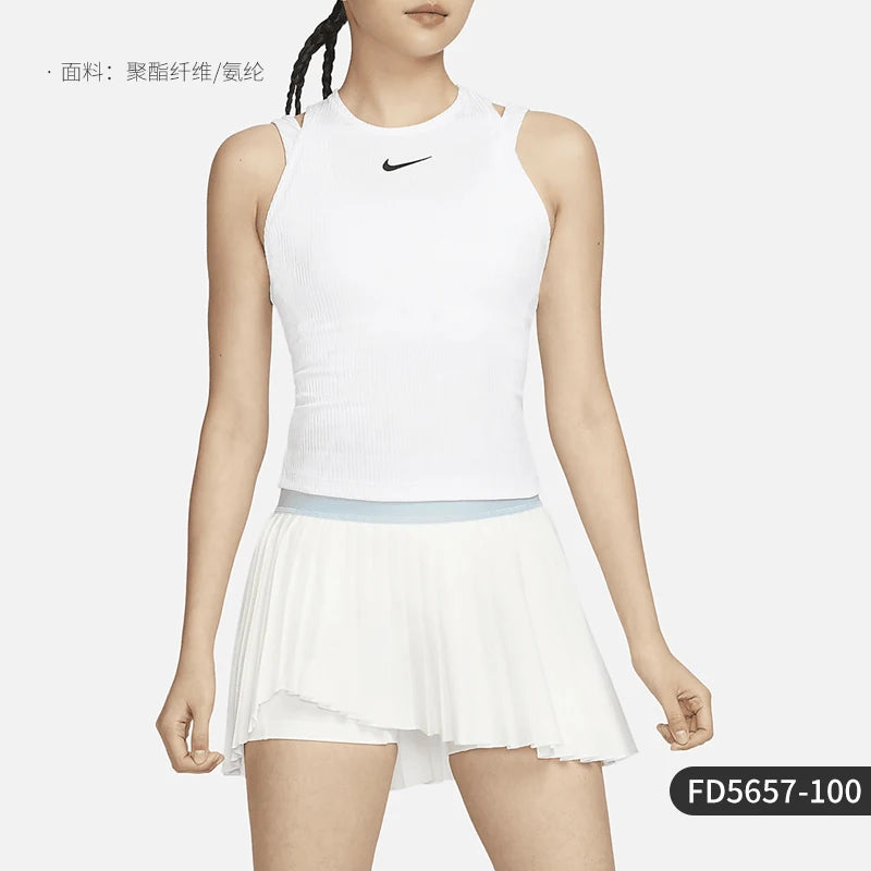 Gilet sportivo da allenamento traspirante da donna Nike Official Court Slam FD5657-100