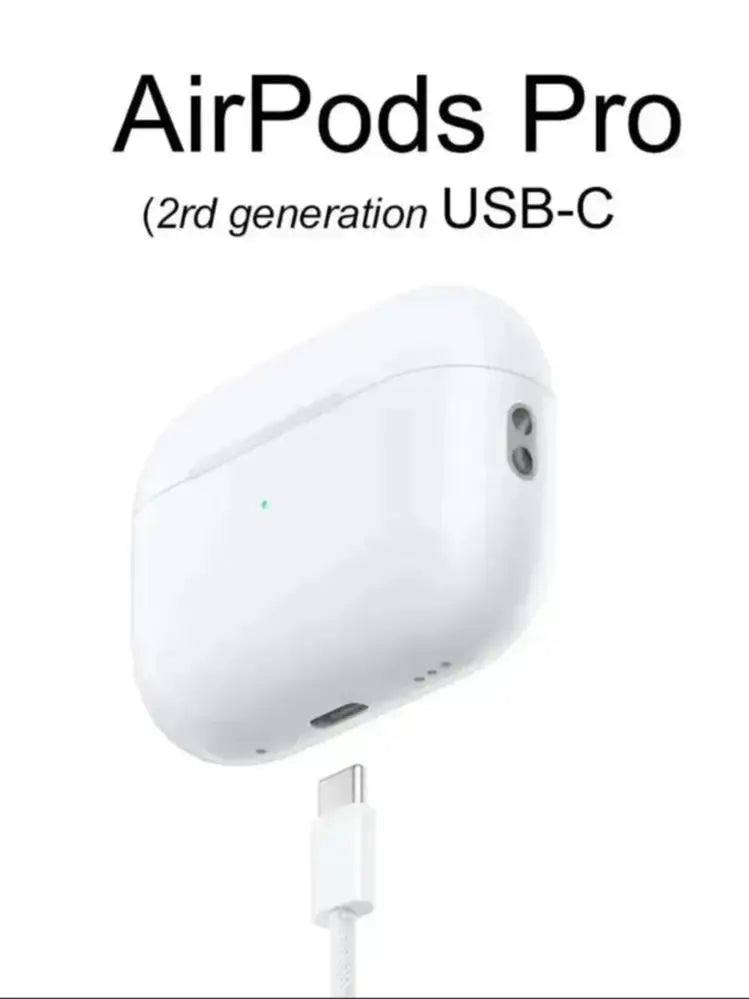 Apple AirPods Pro 2 Auricolari Bluetooth wireless Cancellazione attiva del rumore Trasparenza Audio spaziale USB-C Custodia di ricarica MagSafe
