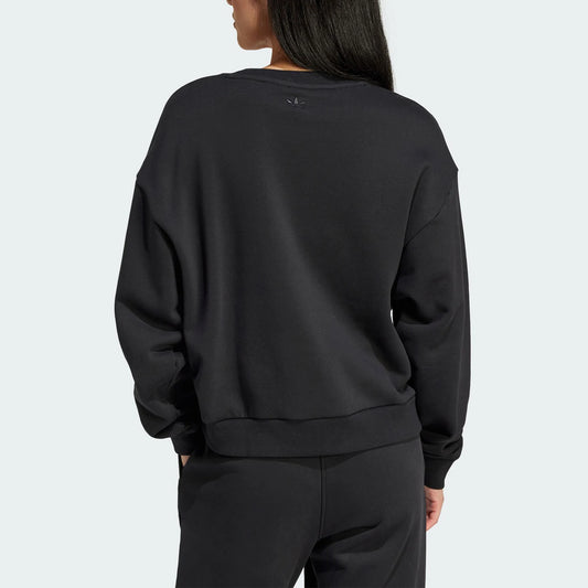 adidas Originals Trefoil Felpa sportiva casual a maniche lunghe in maglia da donna IT9662