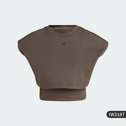 Adidas ufficiale autentico POWER BOXY TK manica corta sportiva fitness da donna IW3187