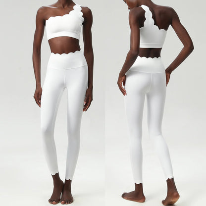 Set da yoga fitness da donna in due pezzi, morbido e burroso, da corsa, da palestra, traspirante, ad asciugatura rapida, abbigliamento sportivo femminile, da allenamento