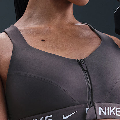 Reggiseno sportivo con zip e supporto alto da donna Nike Genuine Indy HQ2752-036