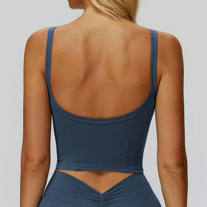 Reggiseno sportivo da donna Reggiseno da yoga Reggiseno sportivo ad alto impatto di supporto Corsa Canotta ad asciugatura rapida Allenamento Fitness Palestra Bralette imbottita