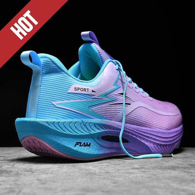 Scarpe da corsa sportive da uomo Maratona Cuscino d'aria Traspirante Leggero Comodo da donna Scarpe da ginnastica atletiche all'aperto Jogging Tenis