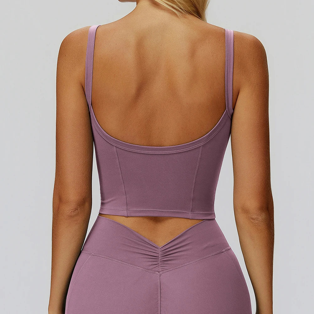 Reggiseno sportivo da donna Reggiseno da yoga Reggiseno sportivo ad alto impatto di supporto Corsa Canotta ad asciugatura rapida Allenamento Fitness Palestra Bralette imbottita