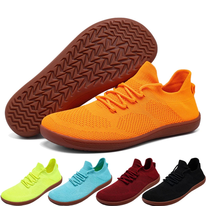 Scarpe a piedi nudi minimaliste unisex Scarpe da ginnastica leggere e traspiranti con punta larga per passeggiate casual all'aperto