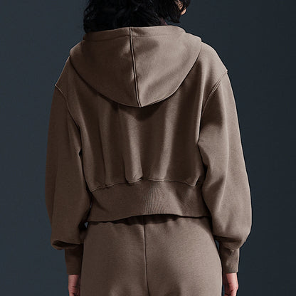 Giacca calda lavorata a maglia a vita corta da donna nuova ufficiale autentica autunno inverno Nike HJ0941-233