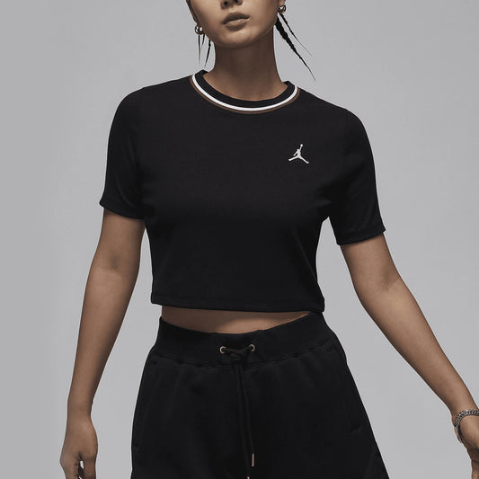 Nike casual t-shirt maniche taglio slim fit traspirante ufficiale autentico JORDAN da donna FV7090-010