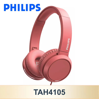 Philips TAH4105 Cuffie cablate Cuffie per chiamate HD stereo HiFi con microfono Adatto per l'apprendimento online e gli sport all'aria aperta