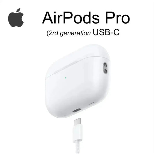 Apple AirPods Pro 2 Auricolari Bluetooth wireless Cancellazione attiva del rumore Trasparenza Audio spaziale USB-C Custodia di ricarica MagSafe