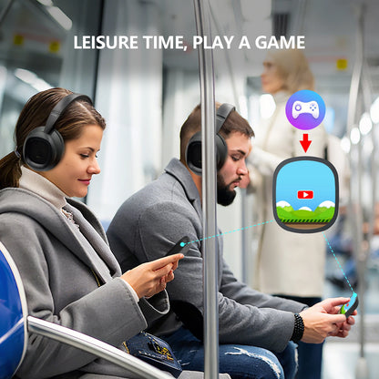 Siindoo Cuffia wireless con touch screen a colori staccabile JH-822Plus Assistente AI Funzione di traduzione chat intelligente BT5.4