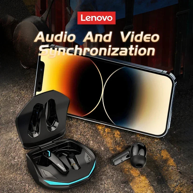 Auricolare Bluetooth originale Lenovo GM2 Pro 5.3 Auricolari wireless Cuffie a bassa latenza Cuffie da gioco per chiamate HD con microfono a scelta