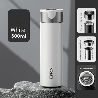 Thermos Bottiglia d'acqua Isolamento Un clic aperto Boccetta per vuoto in acciaio inossidabile Regalo per tazza da ufficio