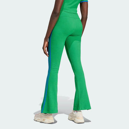 Adidas Originals Pantaloni a zampa d'elefante elastici semplici ed eleganti da donna JG8046