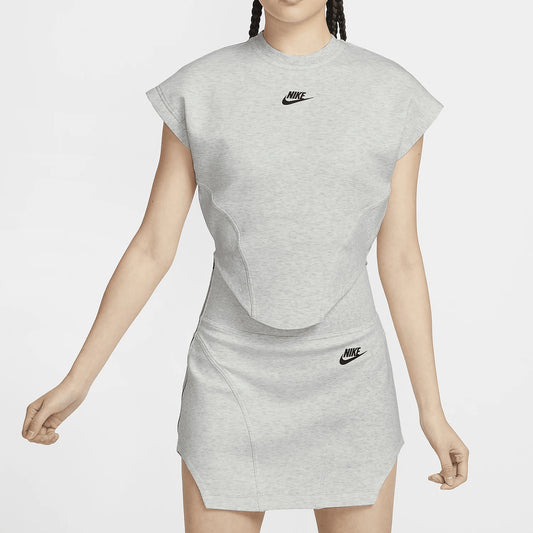 Maglia casual traspirante maniche con scollo all-around da donna nuova maglia ufficiale Nike FQ1851-013