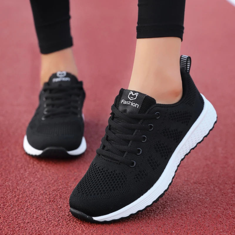 Scarpe sportive da donna Sneakers con plateau alla moda Scarpe basse da donna spring estate Scarpe da corsa per donna Scarpe casual Mesh Jogging Tennis