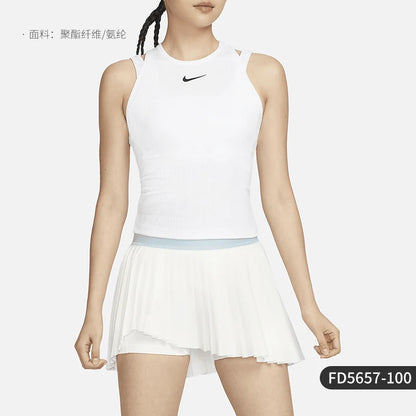 Gilet sportivo da allenamento traspirante da donna Nike Official Court Slam FD5657-100