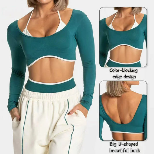 Top a maniche lunghe tinta unita piccante ragazze collant grunge goth vestiti 2000s americano retrò unico casual abito estivo da donna