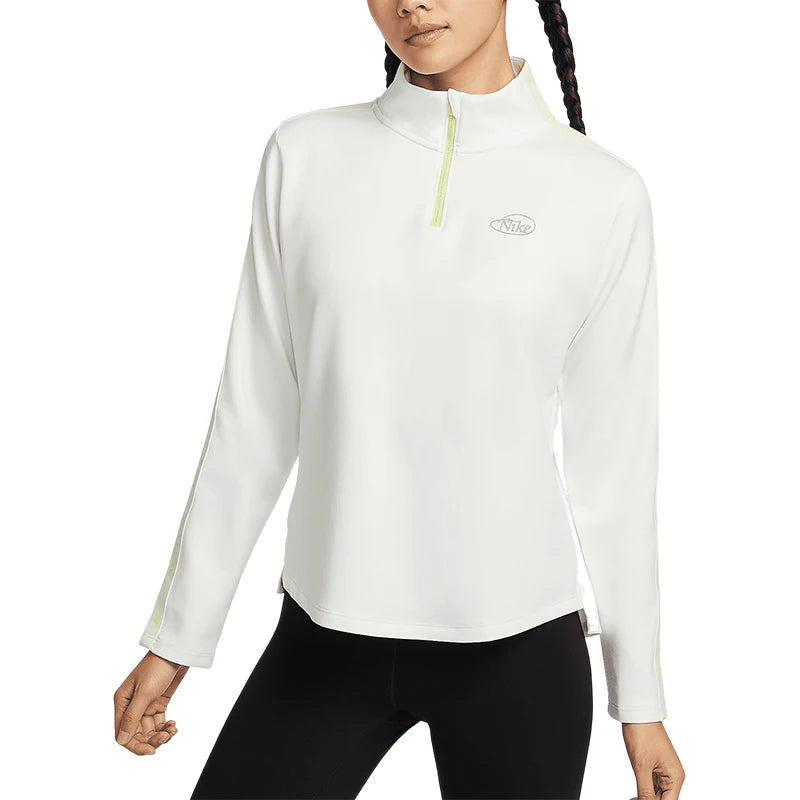 Nike ufficiale da donna sportivo colletto alla coreana mezza zip manica lunga ampia HQ4740-133