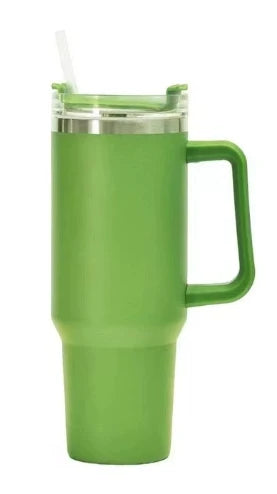 Nuova tazza di ghiaccio con manico da 40 once, tazza per auto 304, grande tazza per conservazione del calore e del freddo millilitro, tazza per acqua per birra e cola per auto