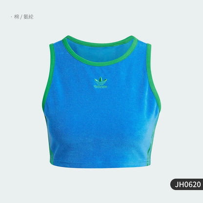 Adidas Ufficiale Genuine Originals Nuovo classico gilet senza maniche corto da donna JH0620