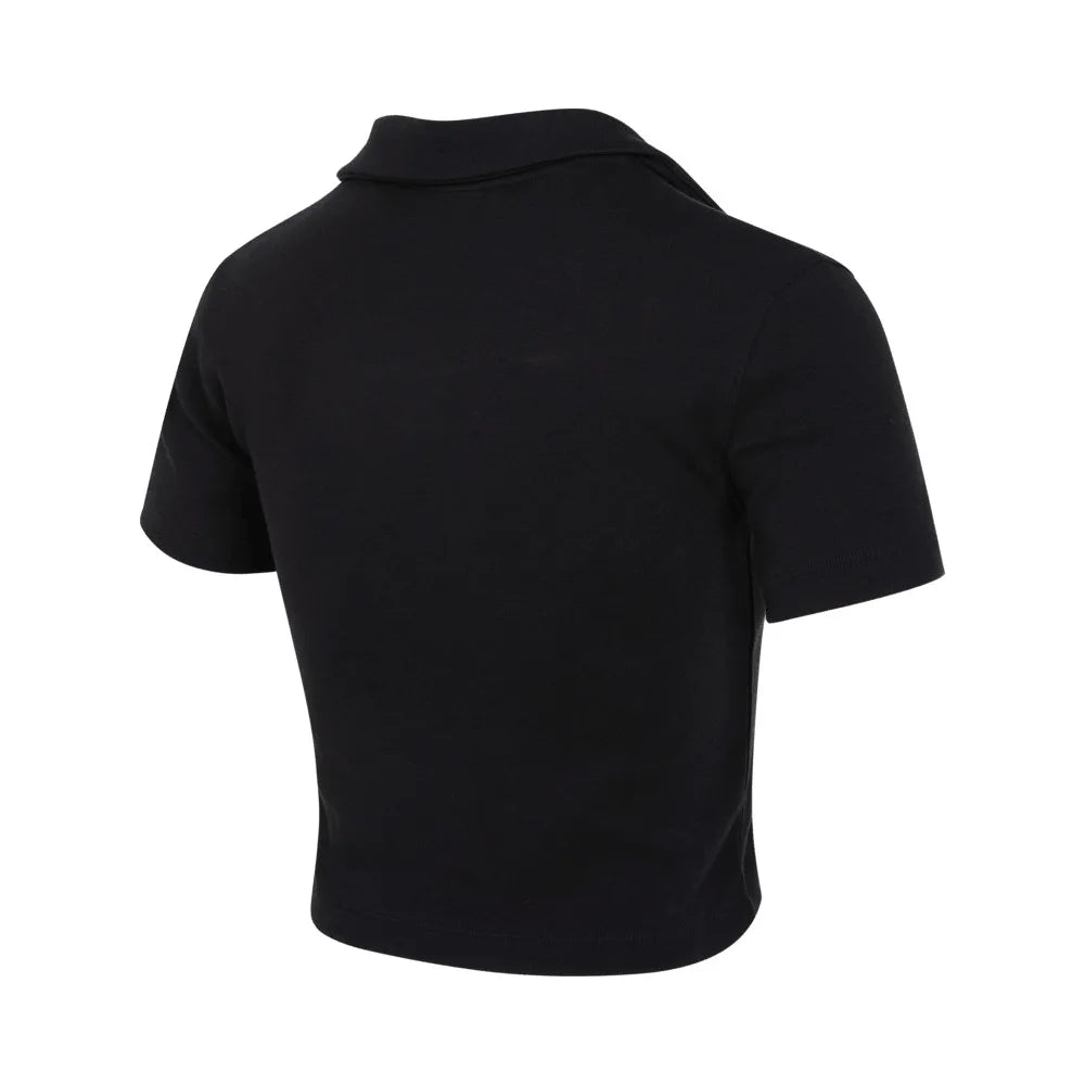 NIKE 2025 T-shirt da donna AS W NSW ESSNTL SS POLO CRP TO Knit DV7885-010