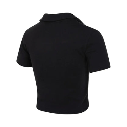 NIKE 2025 T-shirt da donna AS W NSW ESSNTL SS POLO CRP TO Knit DV7885-010