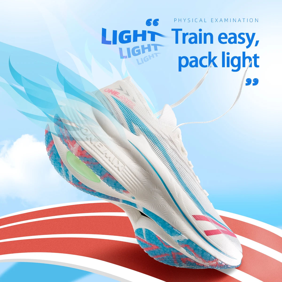 ONEMIX 2025 Nuova scarpa da corsa per maratona con fodera in fibra di carbonio Pro Test Supporto stabile per scarpe da ginnastica ultraleggere con bordo ammortizzante