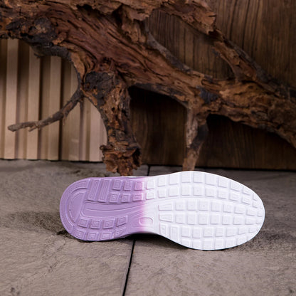 Sneaker Passeggio scarpa da donna Moda da donna Cuscino d'aria Mesh Traspirante Scarpe da tennis sportive Suola con cuscino d'aria Parte superiore della scarpa sfumata