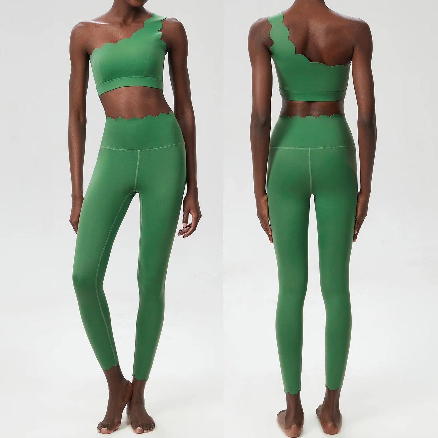 Set da yoga fitness da donna in due pezzi, morbido e burroso, da corsa, da palestra, traspirante, ad asciugatura rapida, abbigliamento sportivo femminile, da allenamento