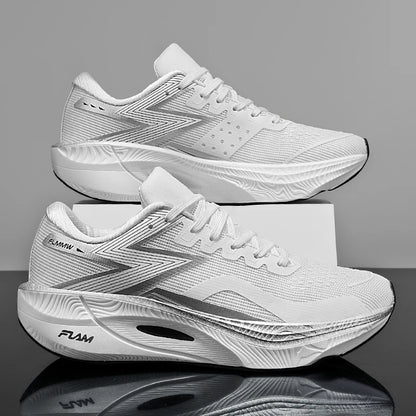 Scarpe dalla corsa sportiva dell'uomo per maratona con piastra in carbonio Cuscino d'aria Scarpe dalla ginnastica dalla lezione Leggere di Donna Calzature dal jogging per l'escursionismo