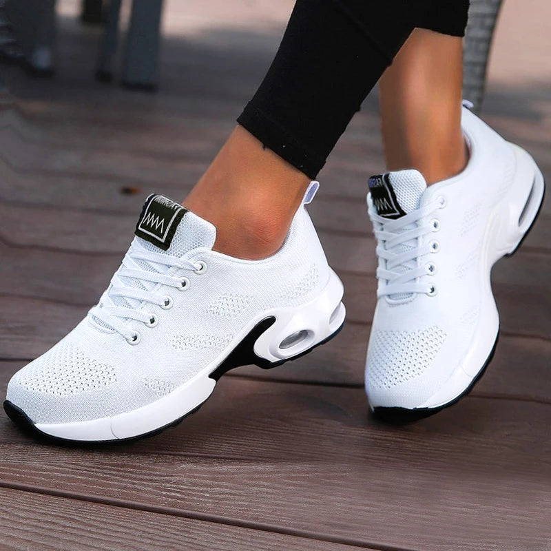Scarpe da ginnastica casual con plateau da donna corsa scarpe traspiranti in mesh tennis sportive scarpe I'm robust vulcanizzate scarpe di lusso