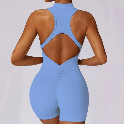 Cloud Hide Tuta interattiva con cerniera frontale Tuta sportiva da corsa per donna Allenamento Tuta da donna Abbigliamento sportivo Tuta yoga fitness