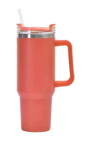 Nuova tazza di ghiaccio con manico da 40 once, tazza per auto 304, grande tazza per conservazione del calore e del freddo millilitro, tazza per acqua per birra e cola per auto