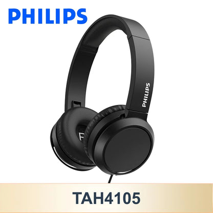 Philips TAH4105 Cuffie cablate Cuffie per chiamate HD stereo HiFi con microfono Adatto per l'apprendimento online e gli sport all'aria aperta